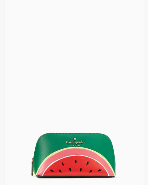 Kate Spade,Watermelon Small Cosmetic Case,Multi