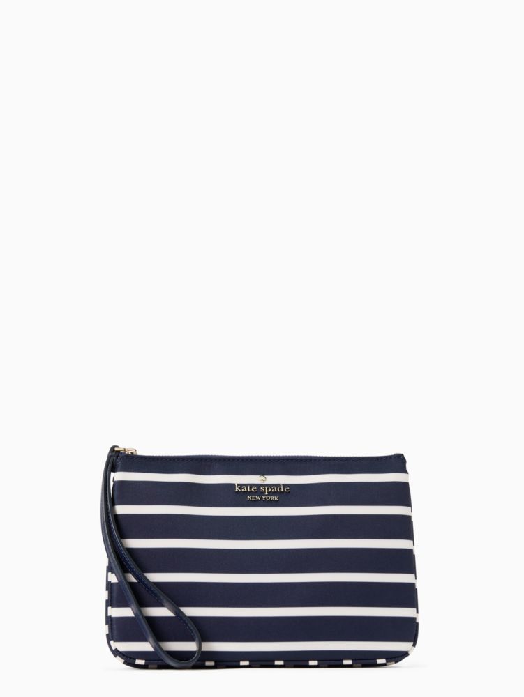 Chelsea Medium Wristlet Pouch, Parisian Navy Multi, Product