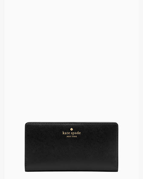 Marlee Large Slim Bifold Wallet, Black, ProductTile