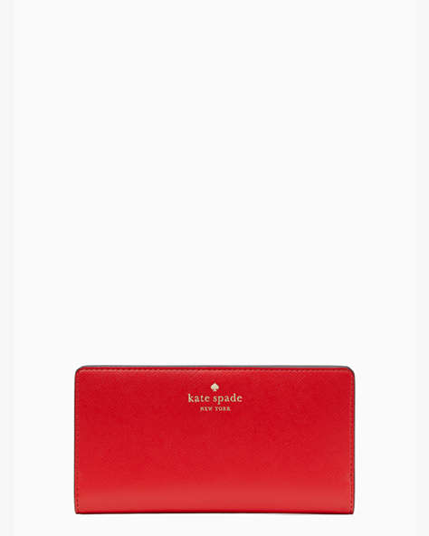 Marlee Large Slim Bifold Wallet, Heirloom Tomato, ProductTile