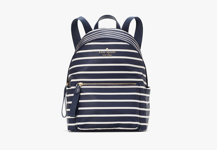 Kate Spade,Chelsea Nylon Medium Backpack,Blue Multi image number 0