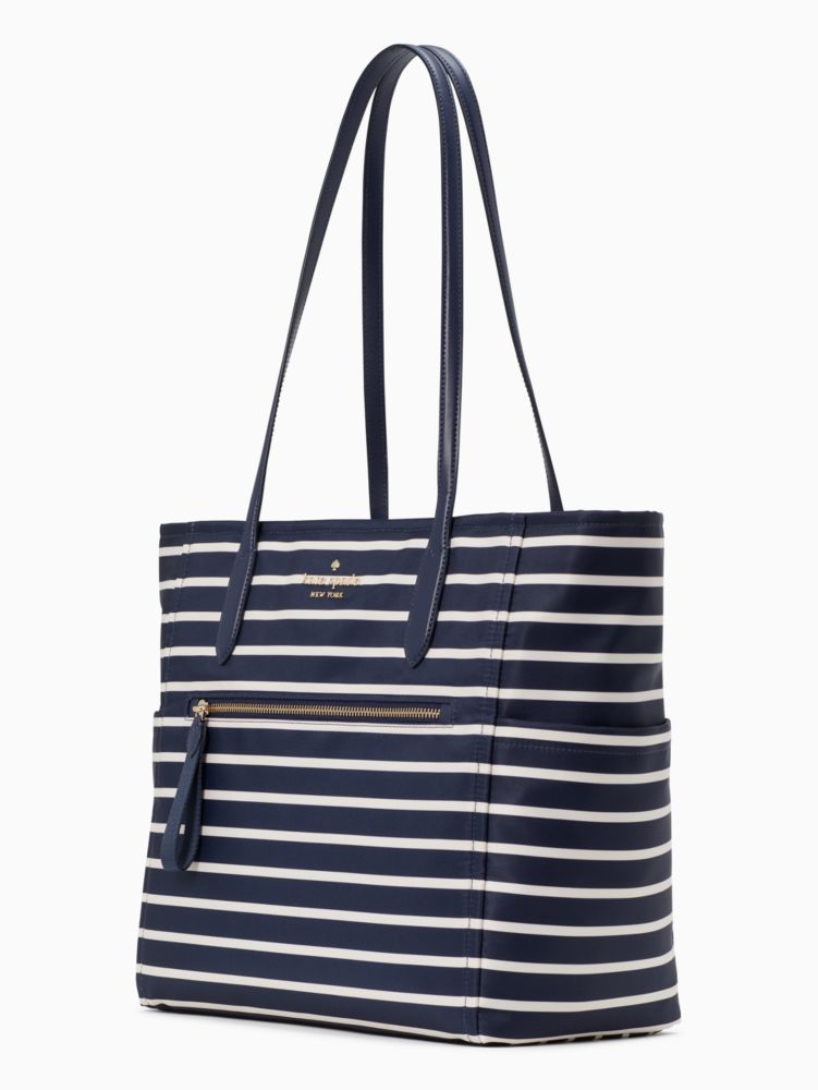 チェルシー ザ リトル ベター マリーナ ストライプ プリント トート, Parisian Navy Multi, Product