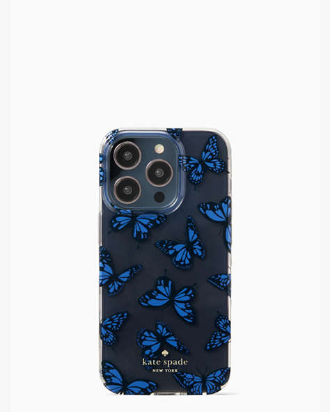 Butterfly iPhone 14 Pro Case, Blue Multi, ProductTile