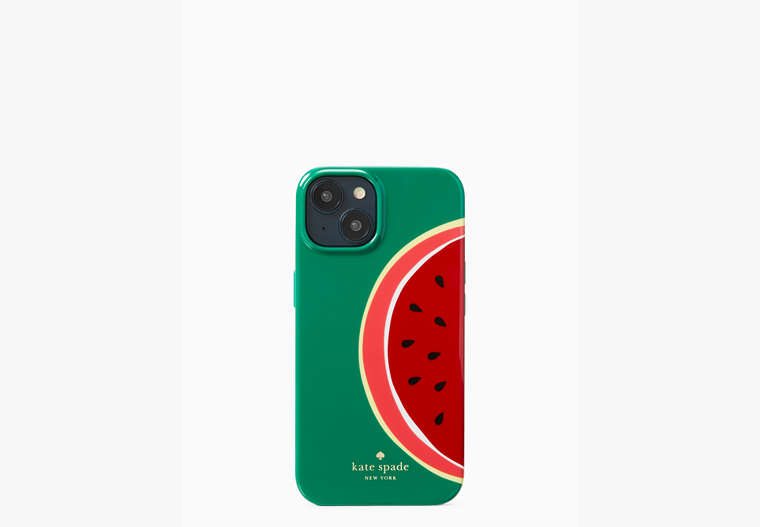 Kate Spade,Watermelon iPhone 14 Case,Green Multi image number 0