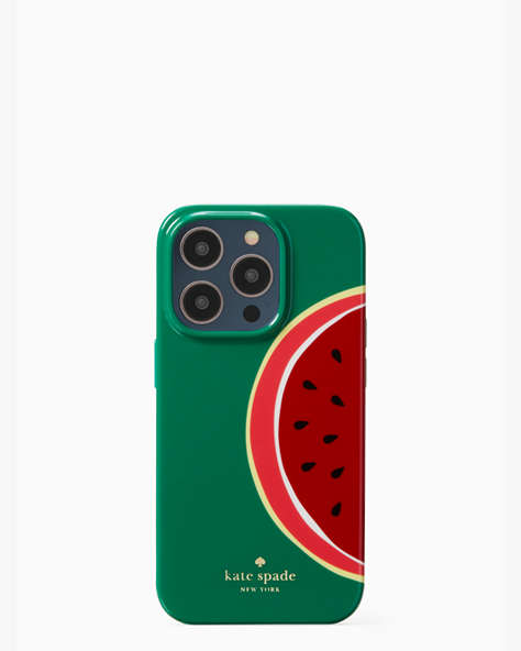 Kate Spade,Watermelon iPhone 14 Pro Case,Green Multi