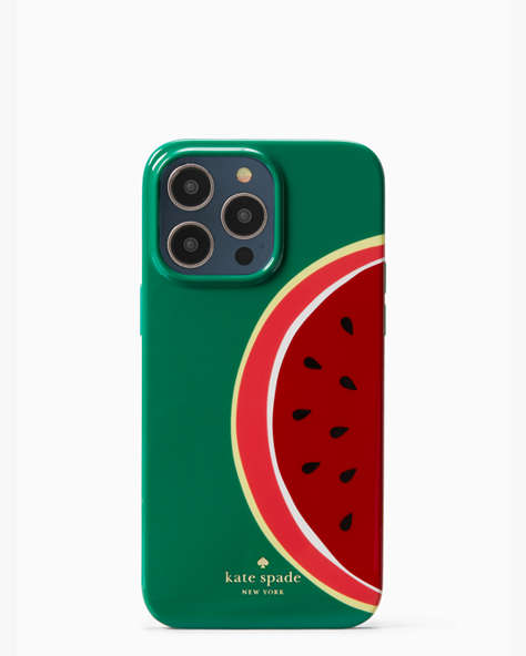 Kate Spade,Watermelon iPhone 14 Pro Max Case,Green Multi