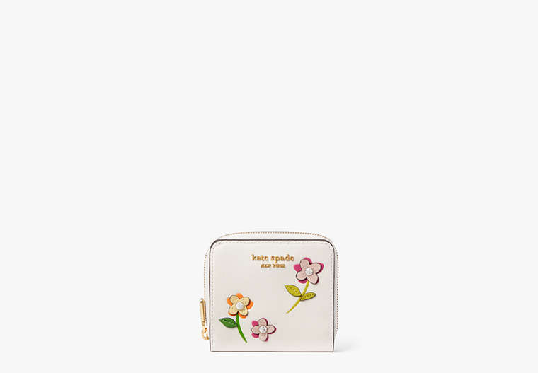 In Bloom Flower Small Compact Wallet, , Product