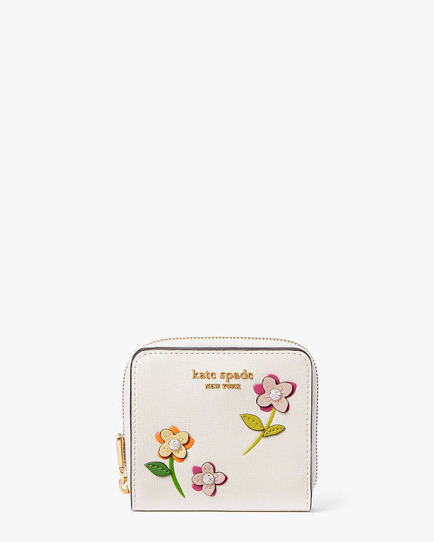 In Bloom Flower Small Compact Wallet | Kate Spade BE