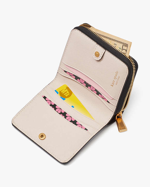 In Bloom Flower Small Compact Wallet