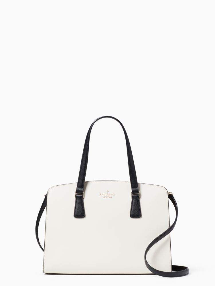 Kate Spade Perry Leather Crossbody (Black): Handbags