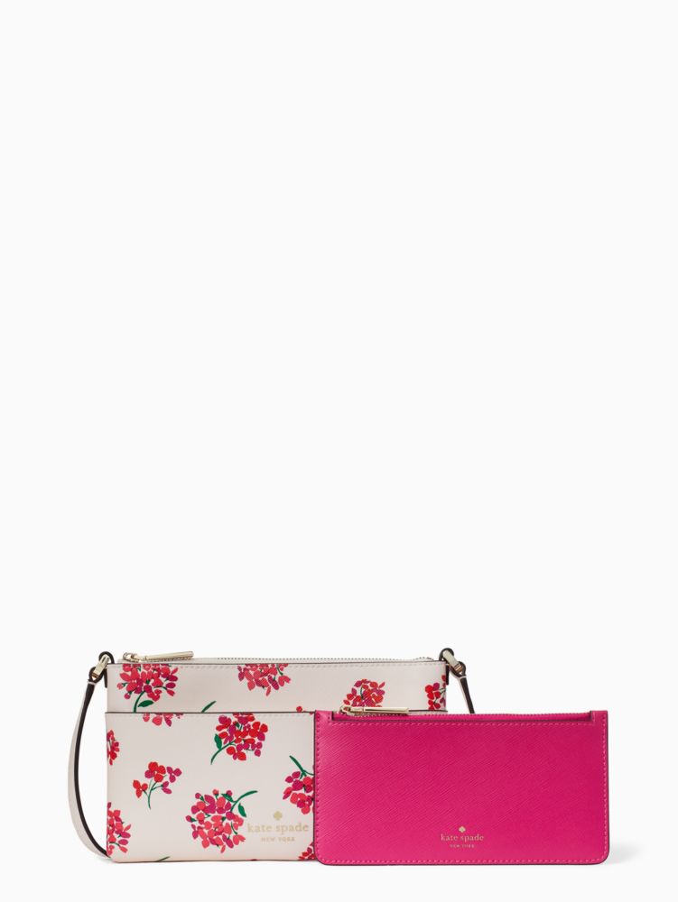 Sadie Floral Crossbody Set, Fresh Peach Multi, Product