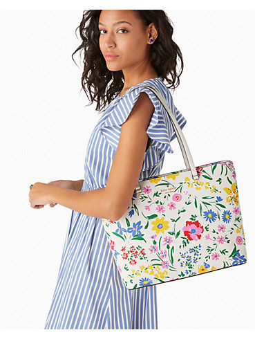 perfect new england floral printed large tote, , rr_productgrid