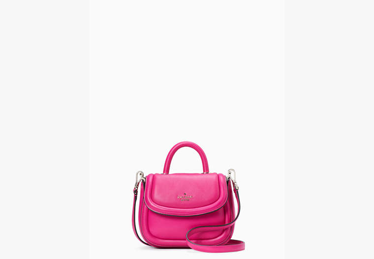Puffy Mini Top Handle Crossbody, Deep Hibiscus, Product image number 0
