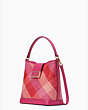 リーガン ウーブン ストロー バケット バッグ, Pink Multi, Product