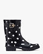 Kate Spade,Carina Rain Boots,Casual,Black/Cream