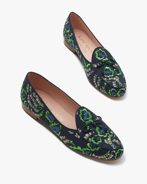 Devi Embroidered Loafers