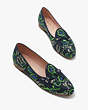Kate Spade,Devi Embroidered Loafers,Casual,Blazer Blue/ Picnic Floral