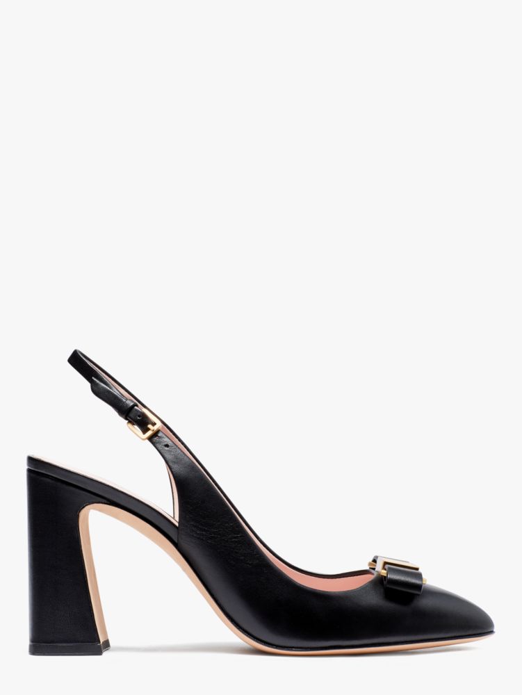 Kate Spade Bowdie Slingback Pumps In Black