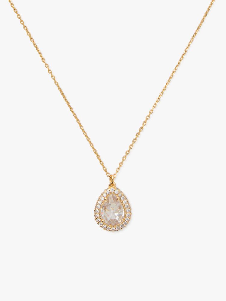 Brilliant Statements Pavé Halo Mini Pendant