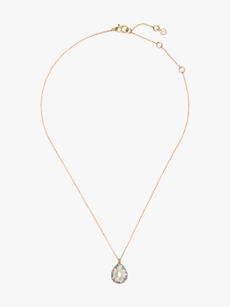 Kate Spade Brilliant Statements Pavé Halo Mini Pendant