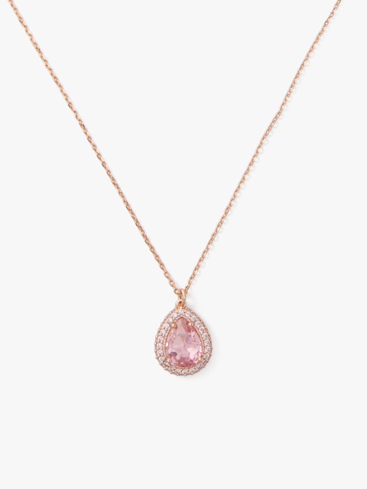 Brilliant Statements Pavé Halo Mini Pendant