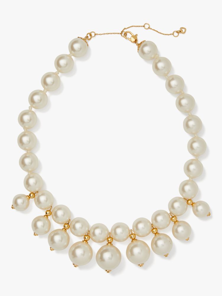 Pearls On Pearls Statement Necklace