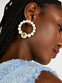 pearls on pearls hoops, , s7productThumbnail