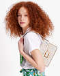 Kate Spade,Katy Tweed Medium Shoulder Bag,Cream Multi