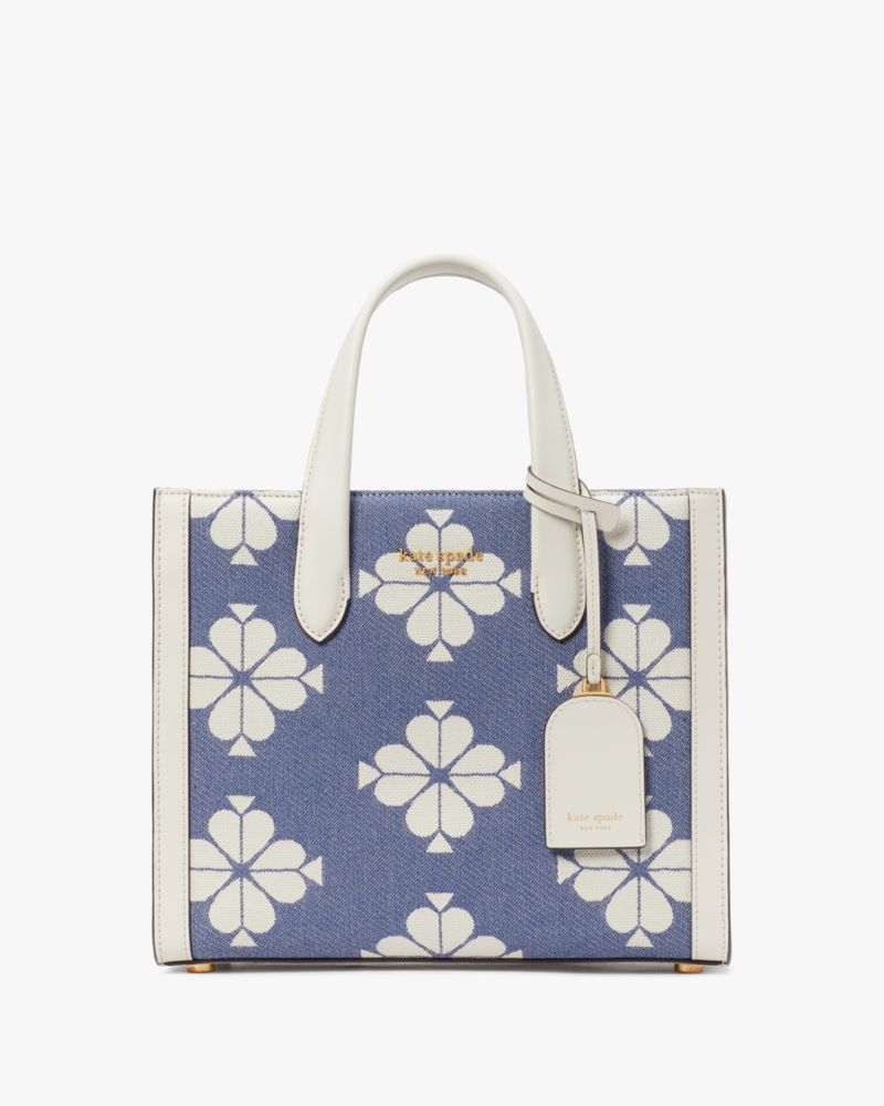 Spade Flower Two Tone Canvas Manhattan Small Tote | Kate Spade UK