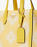 Spade Flower Manhattan Tote Bag aus Canvas, zweifarbig, klein, , s7productThumbnail
