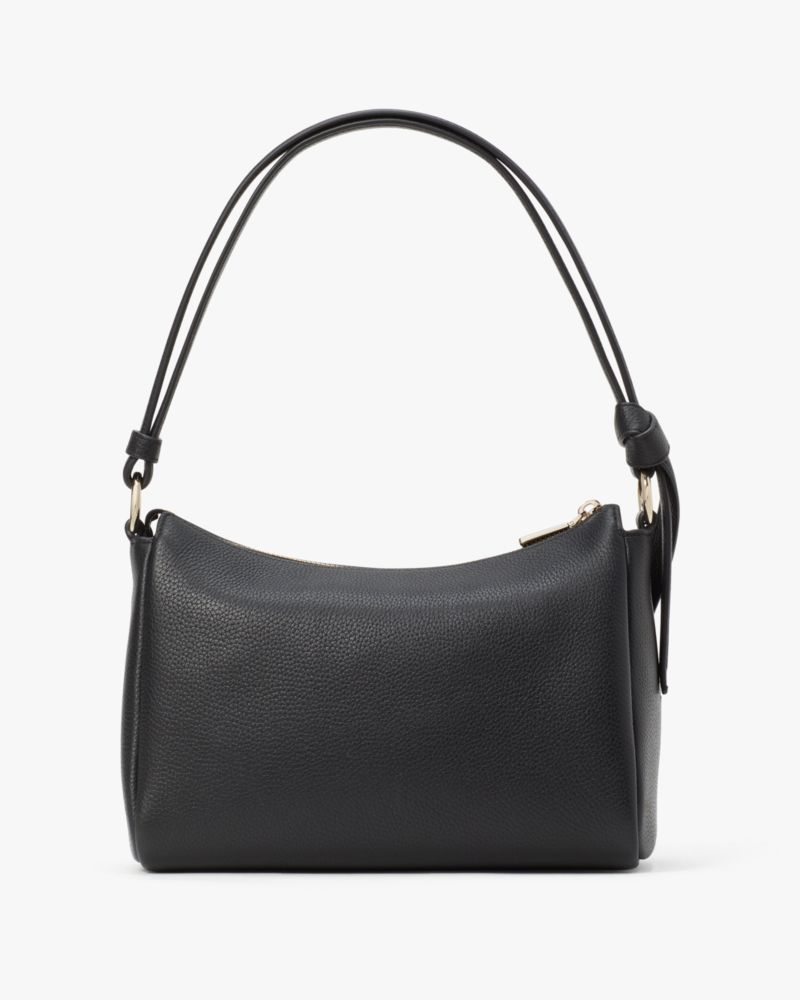 Kate Spade Medium Knott Leather Shoulder Bag - Black