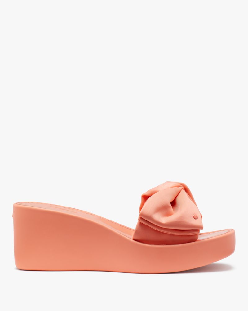 Kate Spade Bikini Platform Wedges In Melon Ball