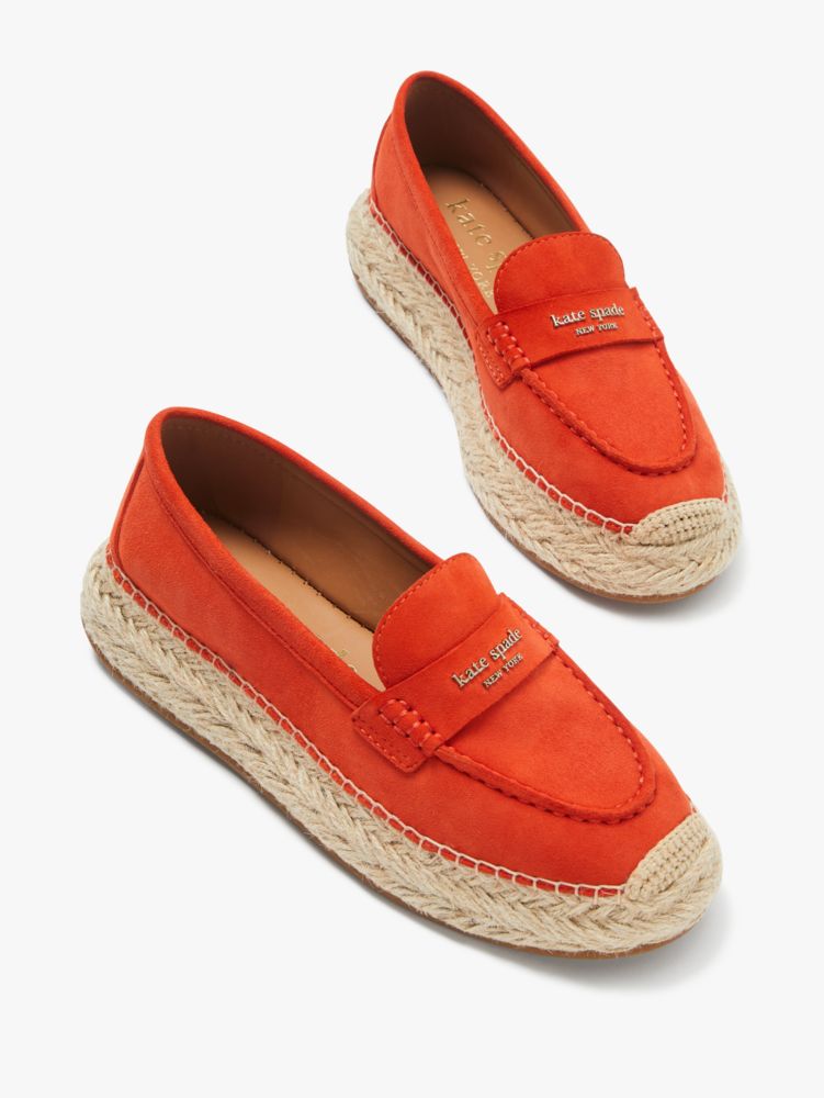 Kate Spade Eastwell Espadrilles In Fresh Tomato