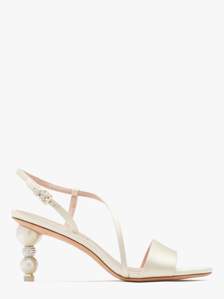 Kate Spade Sparkle And Shine Sandals In Ivory