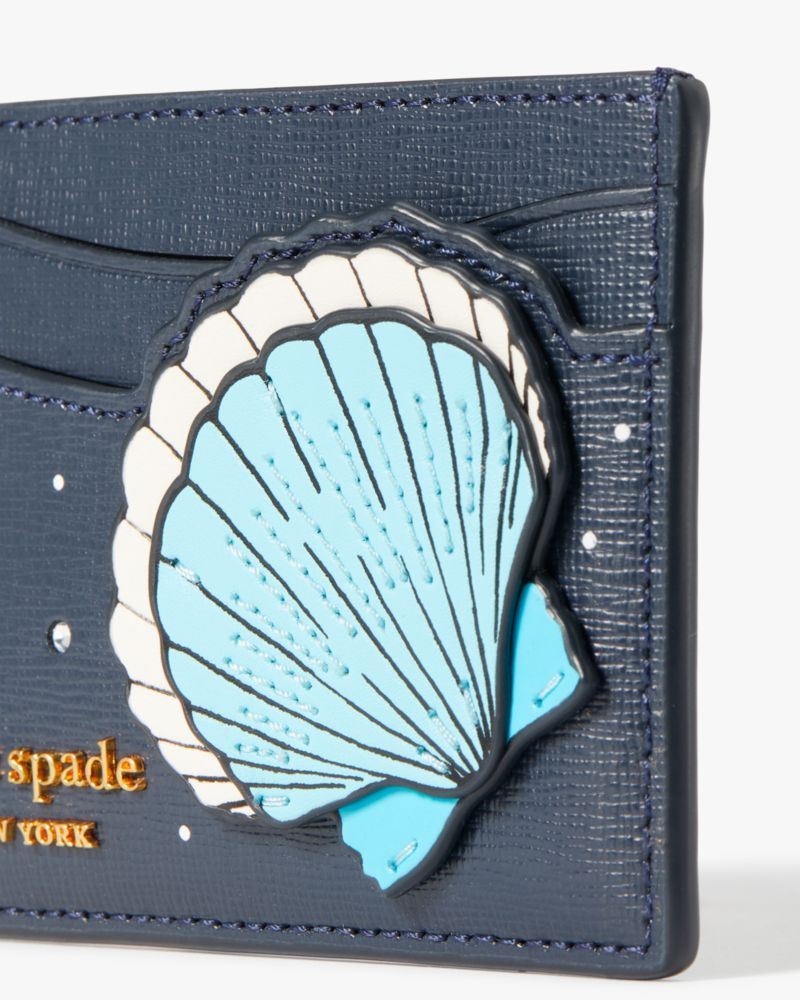 Kate Spade What The Shell Embellished Cardholder. 4