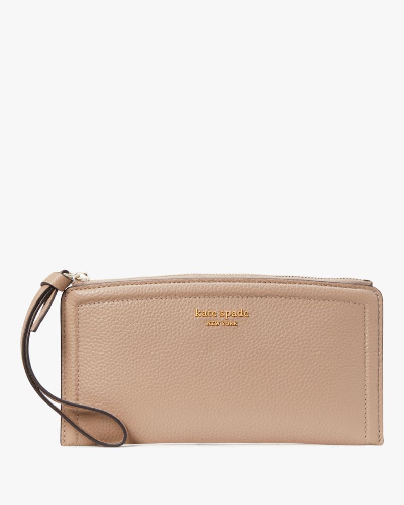 Kate Spade Knott Wristlet Cardholder In Kraft Paper