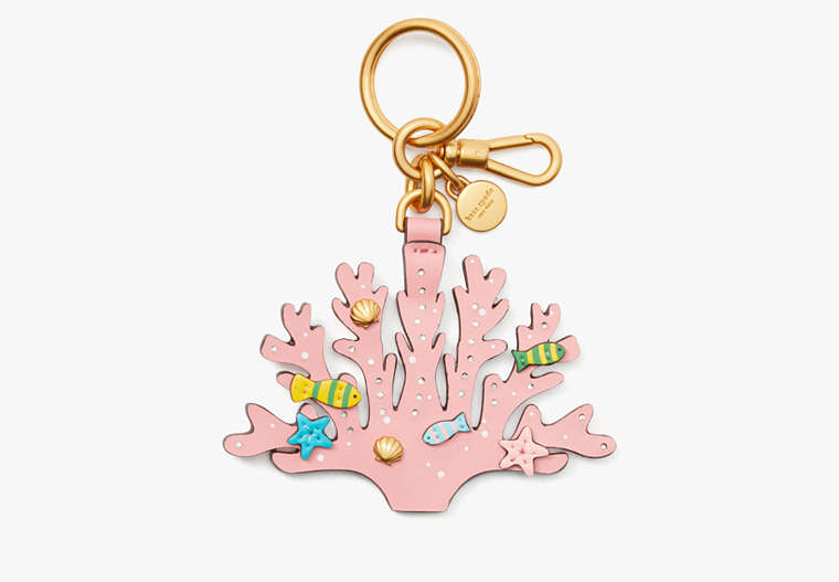 What The Shell Embellished Coral Reef Key Fob, , Product