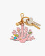 What The Shell Embellished Coral Reef Key Fob, , Product