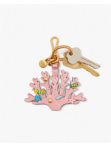 What The Shell Embellished Coral Reef Key Fob, , rr_productgrid