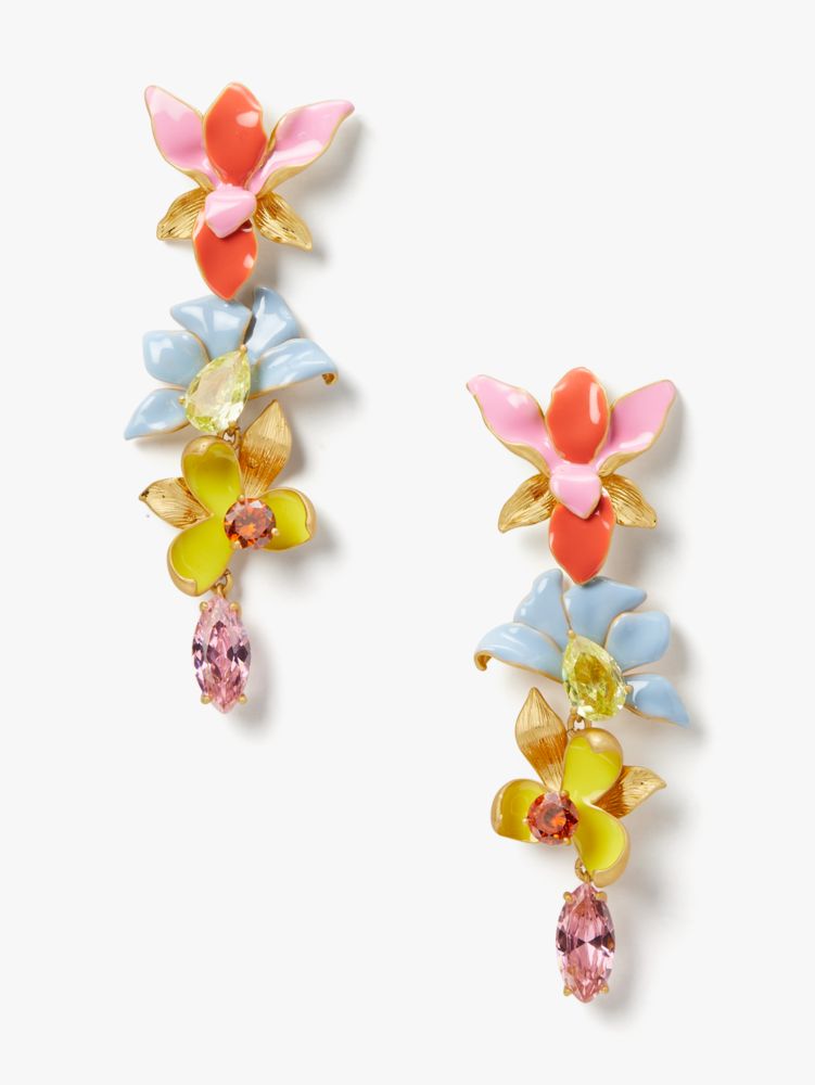 Floral Frenzy Statement Earrings | Kate Spade UK