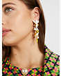 Floral Frenzy Neutral Statement Earrings, , Product