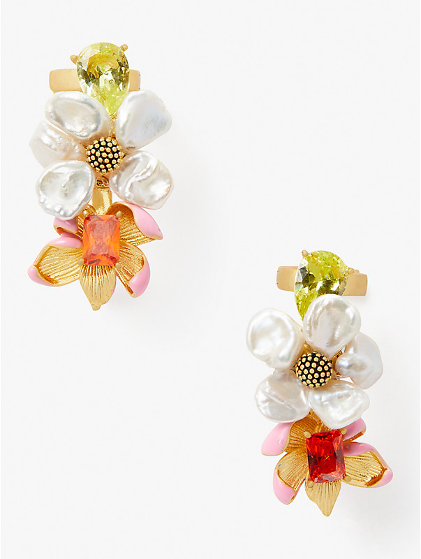 floral frenzy ear pin earrings, , rr_large