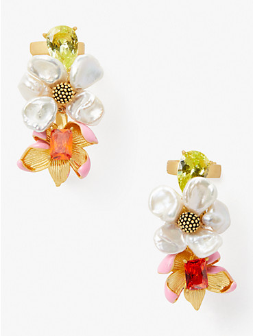 floral frenzy ear pin earrings, , rr_productgrid