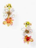 floral frenzy ear pin earrings, , s7productThumbnail
