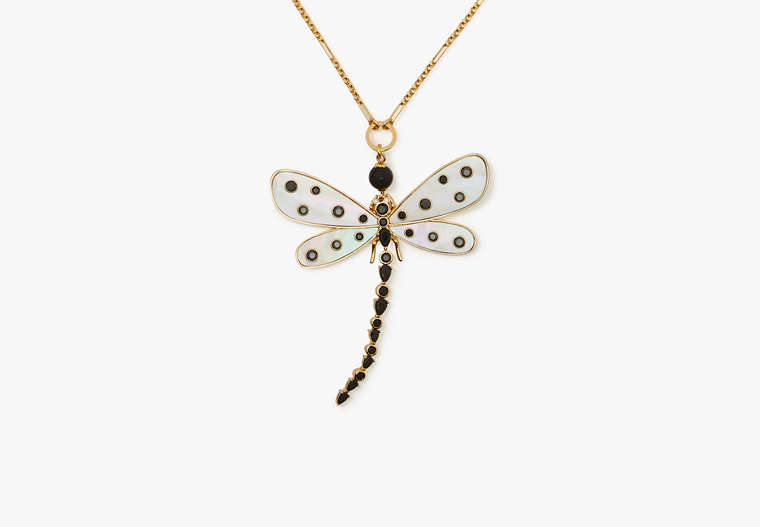 Dazzling Dragonfly Statement Pendant, , Product