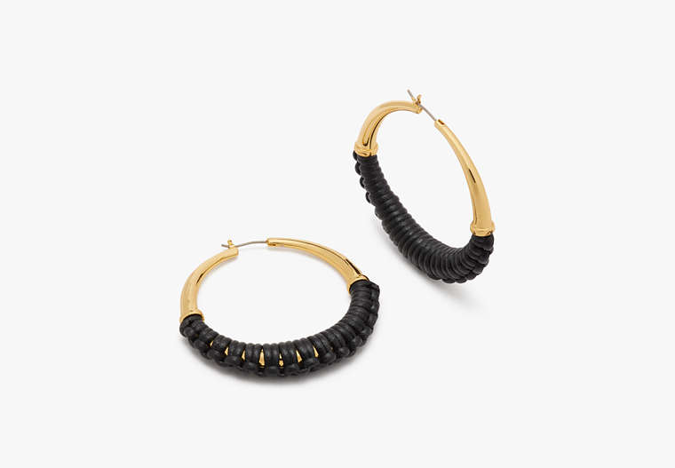 Bohemia Leather Hoops, , Product