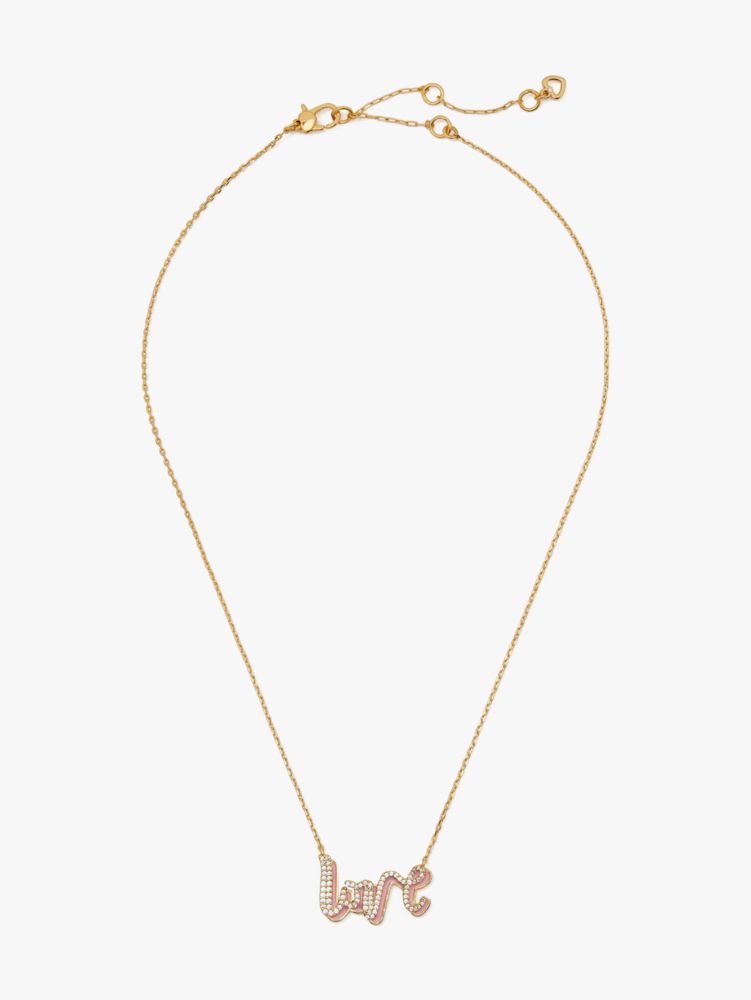 Kate Spade Say Yes Love Pendant