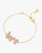 Say Yes Love Bracelet, Pink/Gold, Product