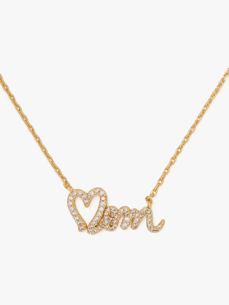 Kate Spade Love You, Mom Pendant