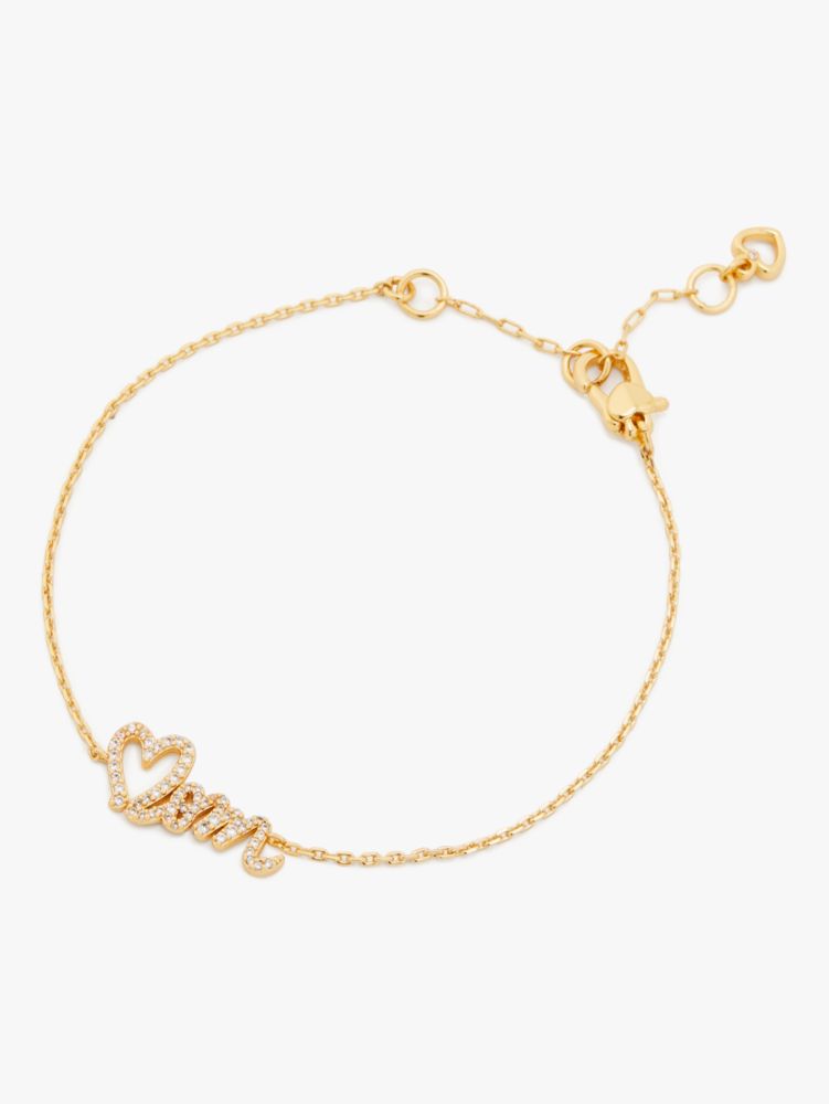 Kate Spade Love You, Mom Bracelet